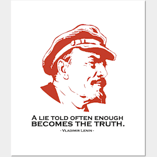 Lenin Famous Quote Posters and Art